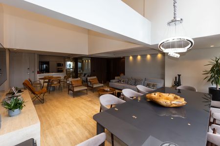 Sala de Jantar de apartamento à venda com 2 quartos, 135m² em Vila da Serra, Nova Lima