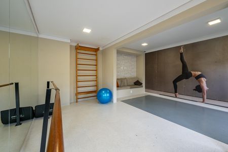 Studio para alugar com 27m², 1 quarto e sem vagaÁrea comum - Sala de ginástica