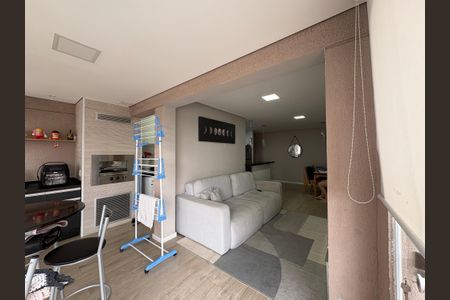 Varanda da Sala de apartamento à venda com 3 quartos, 74m² em Vila Mangalot, São Paulo