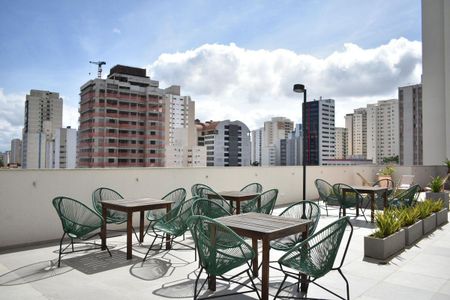 Studio para alugar com 27m², 0 quarto e sem vaga Studio para alugar com 27m², 0 quarto e sem vagaÁrea comum - Churrasqueira