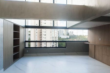 sala de apartamento à venda com 3 quartos, 136m² em Vila da Serra, Nova Lima