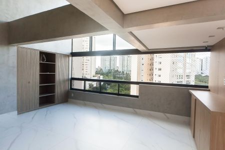 sala de apartamento à venda com 3 quartos, 136m² em Vila da Serra, Nova Lima