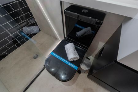 Studio para alugar com 24m², 1 quarto e sem vaga Studio para alugar com 24m², 1 quarto e sem vagaBanheiro