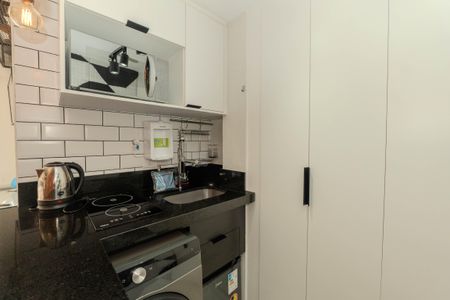 Studio para alugar com 24m², 1 quarto e sem vaga Studio para alugar com 24m², 1 quarto e sem vagaCozinha