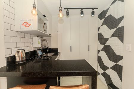 Studio para alugar com 24m², 1 quarto e sem vaga Studio para alugar com 24m², 1 quarto e sem vagaCozinha