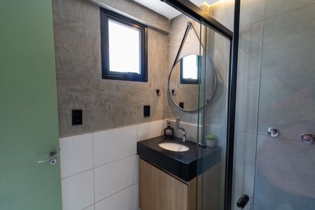 Studio para alugar com 24m², 1 quarto e 1 vaga Studio para alugar com 24m², 1 quarto e 1 vagaBanheiro