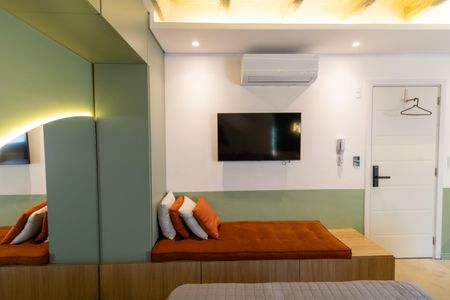 Studio para alugar com 24m², 1 quarto e 1 vaga Studio para alugar com 24m², 1 quarto e 1 vagaSala/Quarto