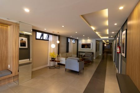 Studio para alugar com 24m², 1 quarto e 1 vaga Studio para alugar com 24m², 1 quarto e 1 vagaHall de entrada