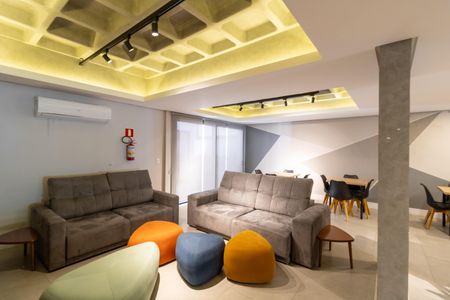 Studio para alugar com 24m², 1 quarto e 1 vaga Studio para alugar com 24m², 1 quarto e 1 vagaÁrea comum - Salão de festas