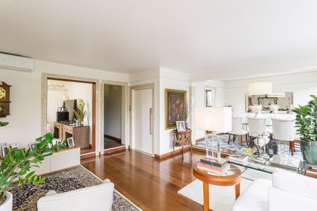 Sala de apartamento para alugar com 3 quartos, 167m² em Indianópolis, São Paulo