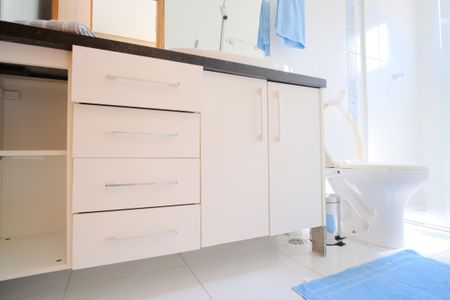 Casa de condomínio à venda com 95m², 2 quartos e 1 vagaBanheiro da Suíte 1