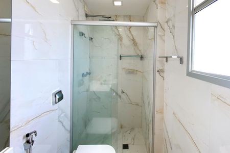 Apartamento para alugar com 130m², 3 quartos e 2 vagasBanheiro da Suíte 1