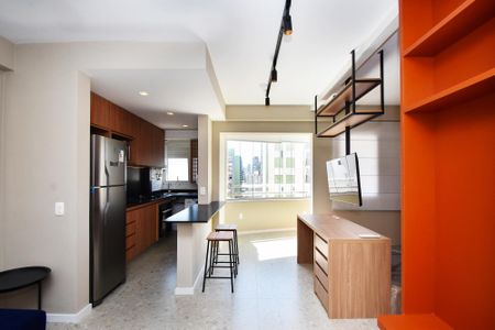 entrada de kitnet/studio para alugar com 1 quarto, 40m² em Pinheiros, São Paulo