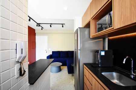 Studio para alugar com 40m², 1 quarto e 1 vagacozinha