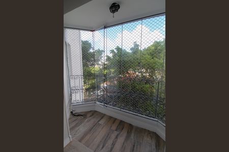 Varanda da Sala de apartamento à venda com 2 quartos, 75m² em Vila Indiana, São Paulo
