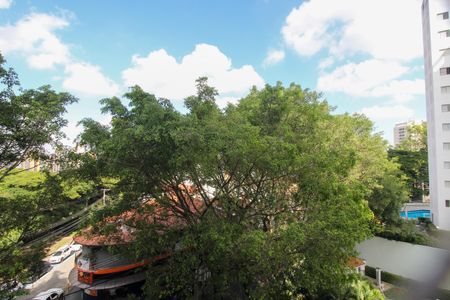 Vista da Sala de apartamento à venda com 2 quartos, 75m² em Vila Indiana, São Paulo