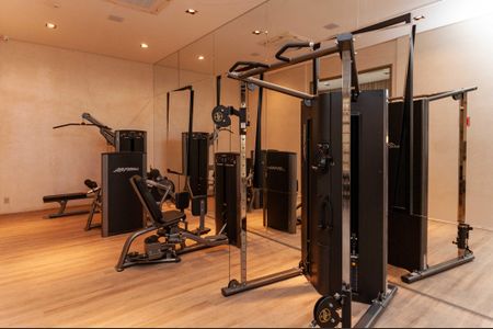 Studio para alugar com 34m², 1 quarto e sem vaga Studio para alugar com 34m², 1 quarto e sem vagaÁrea comum - Academia