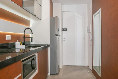 Studio para alugar com 34m², 1 quarto e sem vaga Studio para alugar com 34m², 1 quarto e sem vagaCozinha