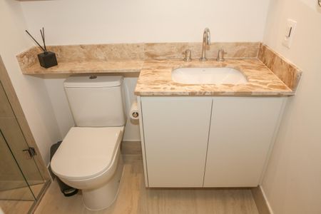 Studio para alugar com 34m², 1 quarto e sem vaga Studio para alugar com 34m², 1 quarto e sem vagaBanheiro