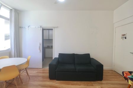 Sala de apartamento para alugar com 1 quarto, 57m² em Centro, Guarujá
