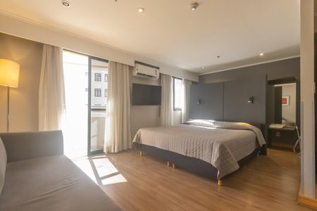 Studio à venda com 35m², 1 quarto e 1 vagaVaranda