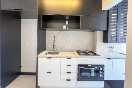 Apartamento para alugar com 42m², 2 quartos e 1 vagaDetalhe da cozinha