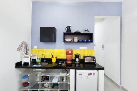 Studio à venda com 32m², 1 quarto e sem vagaCozinha 