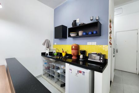 Cozinha  de kitnet/studio à venda com 1 quarto, 32m² em Estácio, Rio de Janeiro