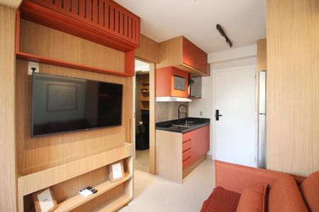 Sala de apartamento para alugar com 1 quarto, 26m² em Vila Olímpia, São Paulo