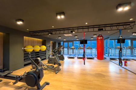 Studio para alugar com 24m², 1 quarto e sem vagaAcademia