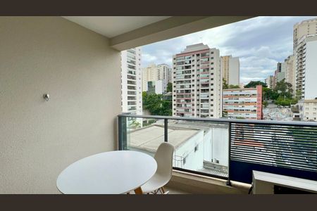 Studio para alugar com 27m², 1 quarto e sem vagaVaranda
