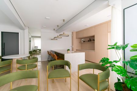 Apartamento para alugar com 29m², 1 quarto e sem vagaÁrea comum - Salão de festas