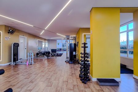 Apartamento para alugar com 49m², 2 quartos e 1 vaga Apartamento para alugar com 49m², 2 quartos e 1 vagaÁrea comum - Academia