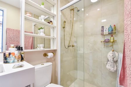 Apartamento à venda com 55m², 2 quartos e 1 vagaBanheiro da suíte