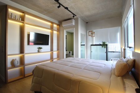 Studio para alugar com 29m², 1 quarto e sem vagaSala/Quarto