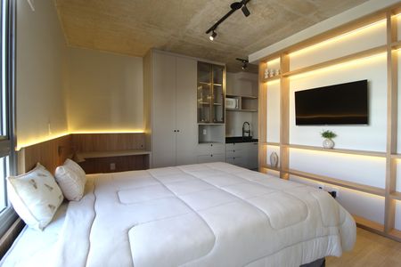 Studio para alugar com 29m², 1 quarto e sem vagaSala/Quarto