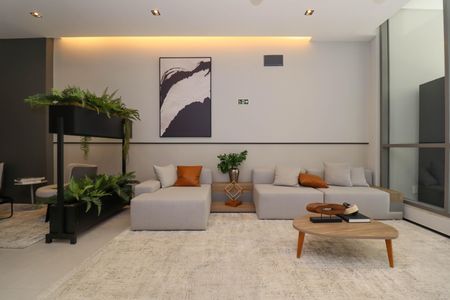 Studio à venda com 22m², 1 quarto e sem vagaHall social
