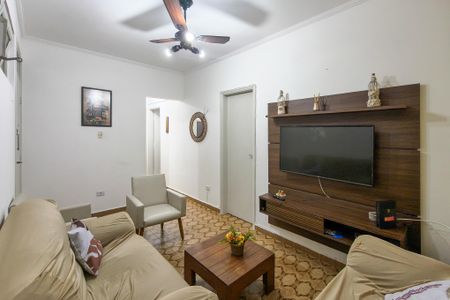 Sala de apartamento para alugar com 2 quartos, 60m² em Aviação, Praia Grande