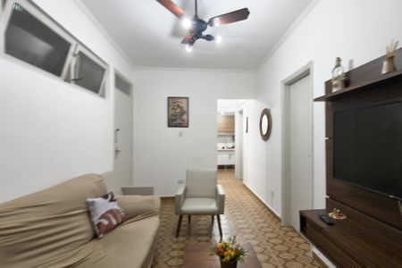 Sala de apartamento para alugar com 2 quartos, 60m² em Aviação, Praia Grande