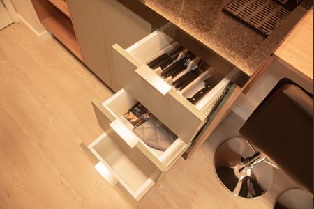 Apartamento à venda com 29m², 1 quarto e sem vagaCozinha