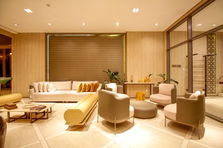 Apartamento para alugar com 44m², 1 quarto e 1 vagaHall Social