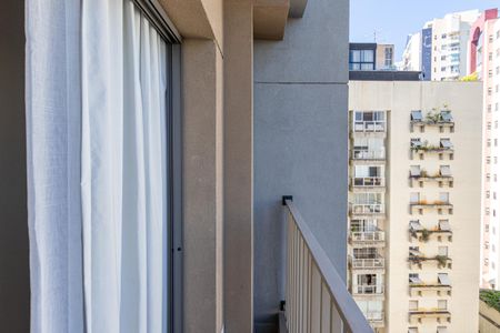 Sacada de kitnet/studio para alugar com 1 quarto, 24m² em Vila Olímpia, São Paulo