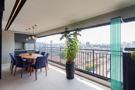 Varanda gourmet de apartamento à venda com 3 quartos, 136m² em Jardim Dom Bosco, São Paulo