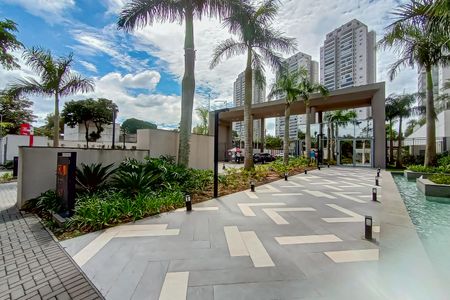 Apartamento à venda com 136m², 3 quartos e 2 vagasFachada e portaria