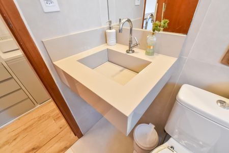 Studio para alugar com 30m², 1 quarto e sem vaga Studio para alugar com 30m², 1 quarto e sem vagaBanheiro