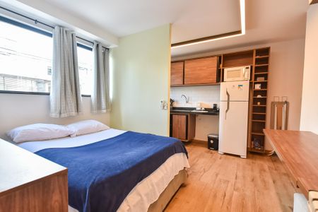 Studio de kitnet/studio para alugar com 1 quarto, 30m² em Mirandópolis, São Paulo