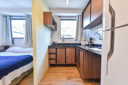 Studio para alugar com 30m², 1 quarto e sem vaga Studio para alugar com 30m², 1 quarto e sem vagaCozinha