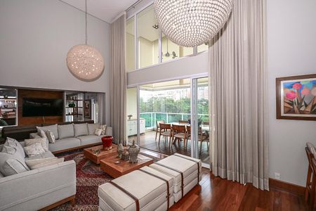 Sala de apartamento à venda com 3 quartos, 186m² em Paraíso do Morumbi, São Paulo