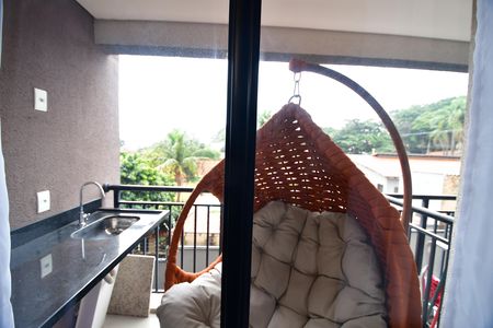 Sala - Sacada de apartamento à venda com 2 quartos, 61m² em Fazenda Santa Cândida, Campinas