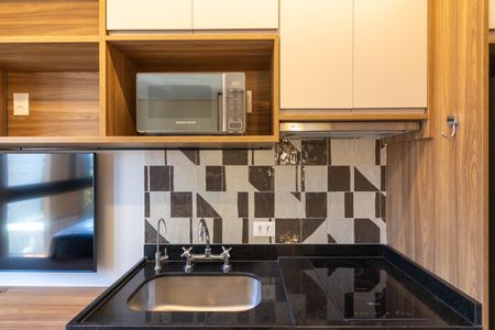 Studio à venda com 21m², 1 quarto e sem vagaCozinha